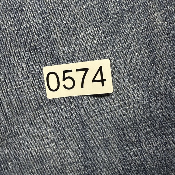 Affliction Black Premium Jeans Mens 36x32 Blue Blake Straight Buckle Distressed - Picture 9 of 9